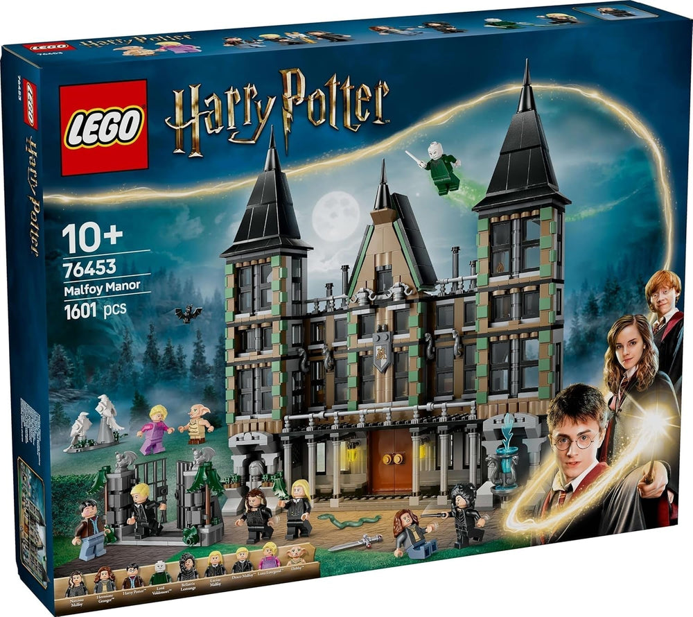 LEGO Harry Potter Malfoy Family Country Estate, jouet fantastique à collectionner et à exposer, cadeau pour garçons, filles et fans du monde sorcier, idée cadeau avec 9 figurines 76453 Jeux de construction Besuche den LEGO-Store