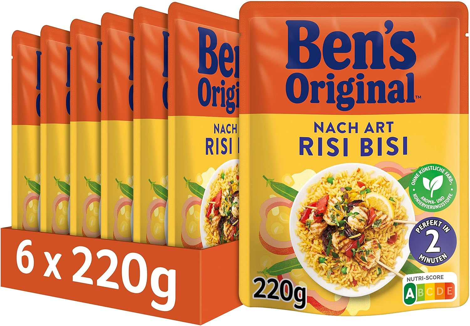 BEN'S ORIGINAL™ Riz express mexicain 6 x 220g