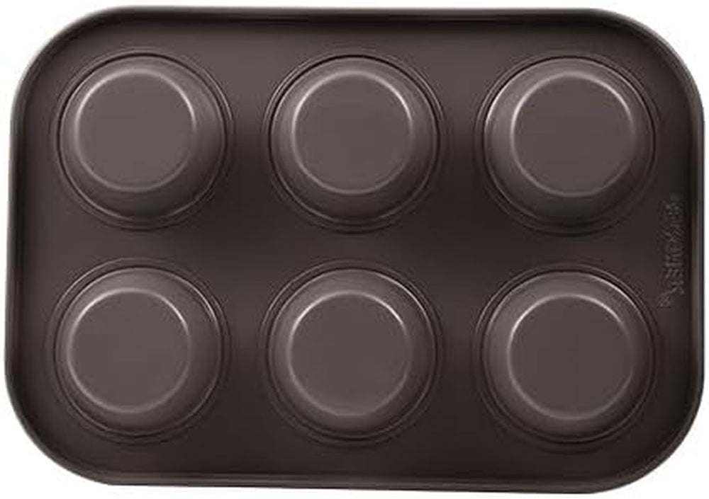 BERGNER BAKING LOVERS - Set Von 2 X 6 Cup Muffinformen - Kohlenstoffstahl Mit Ilag Essential, PFOA Frei, Leicht Zu Reinigen Moules et plaques pour la pâtisserie Naty Shop