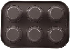 BERGNER BAKING LOVERS - Set Von 2 X 6 Cup Muffinformen - Kohlenstoffstahl Mit Ilag Essential, PFOA Frei, Leicht Zu Reinigen Moules et plaques pour la pâtisserie Naty Shop