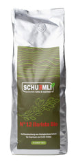 SCHUEMLI N° 12 Barista Organic - cafea Schümli rafinată în boabe întregi, prăjită pe termen lung, 1 kg