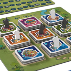 Game Factory 646044 A City for Amytis Jeu de duel addictif Jeu de tactique à 2 joueurs à partir de 10 ans Jeu de société à 2 joueurs Jeu de fête