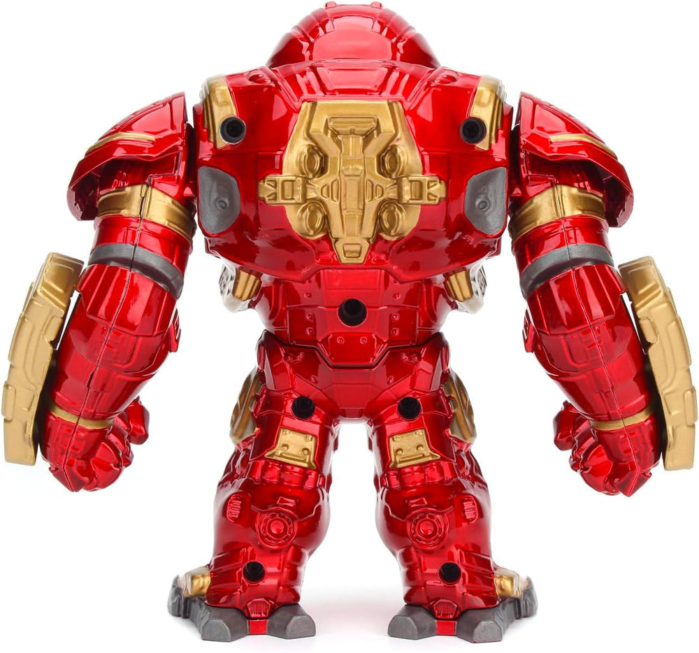 Jada Toys Marvel Figure Hulkbuster & Ironman, Casque ouvert et fermé, Figurines à collectionner, Ensemble, Moulé sous pression, Rouge, Taille: 6 pouces Hulkbuster & 2 pouces Ironman Figurines Naty Shop