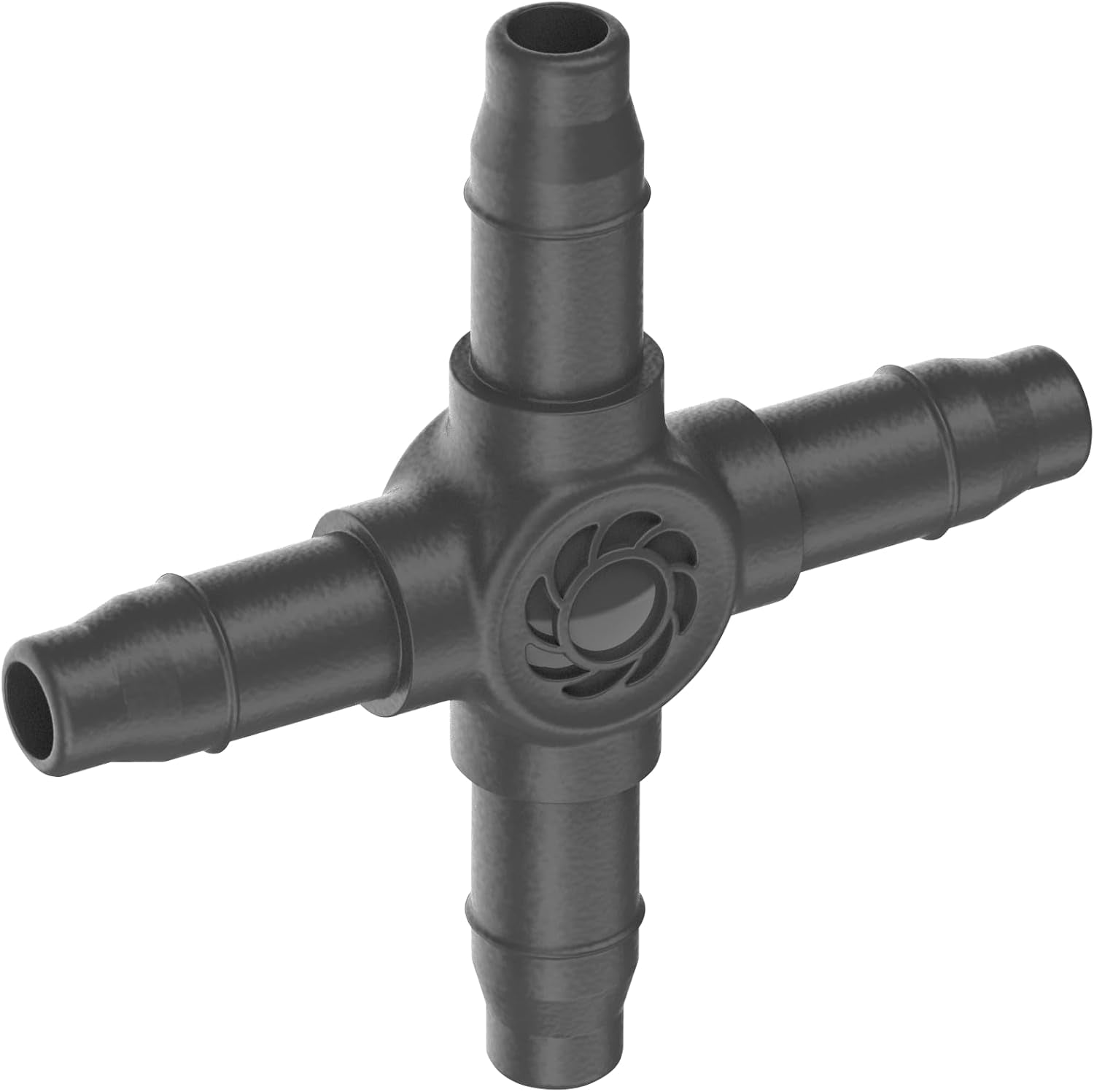 Gardena Micro-Drip-System - Racord transversal 4,6 mm (3/16 inch): Accesoriu pentru distribuție ramificată și linii de picurare, instalare fără îndoituri, cu tehnologie de conectare Easy & Flexible (13214-20)