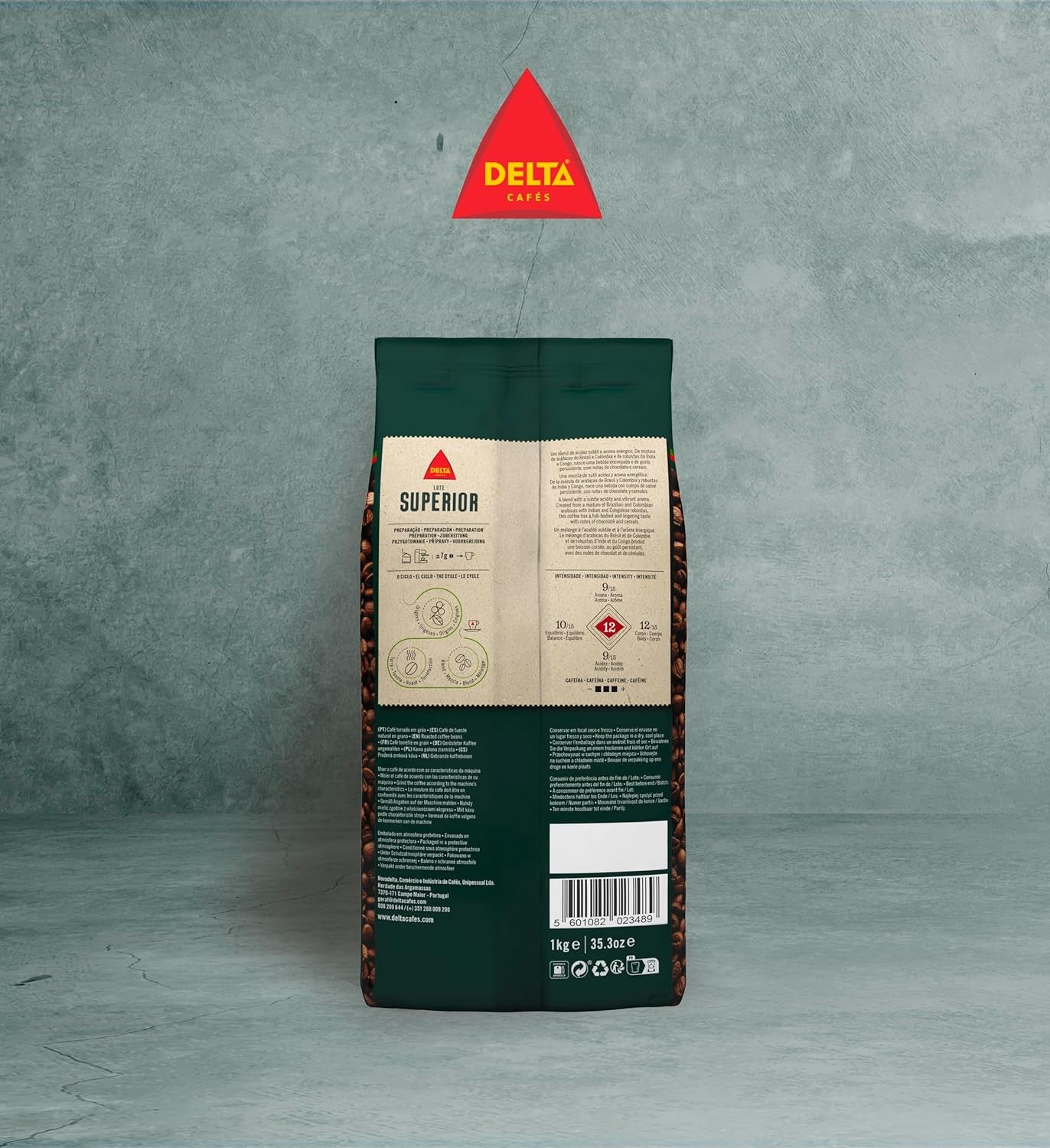 Lot de conditionnement Café en grains Delta Supérieur 1 kg