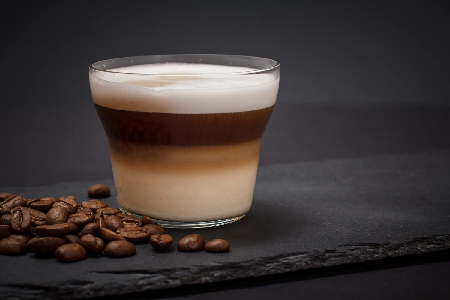 Espresso Kaffeebohnen fort 500g, Barista Kaffee schokoladig und säurearm, Espressobohnen, Bohnenkaffee mit Arabica et Robusta, crème fine, idéal pour le cappuccino