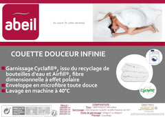 15000000534 Douceur Infinie Couette légère, polyester, blanc, blanc, 240 X 260 cm Couettes et couettes Naty Shop