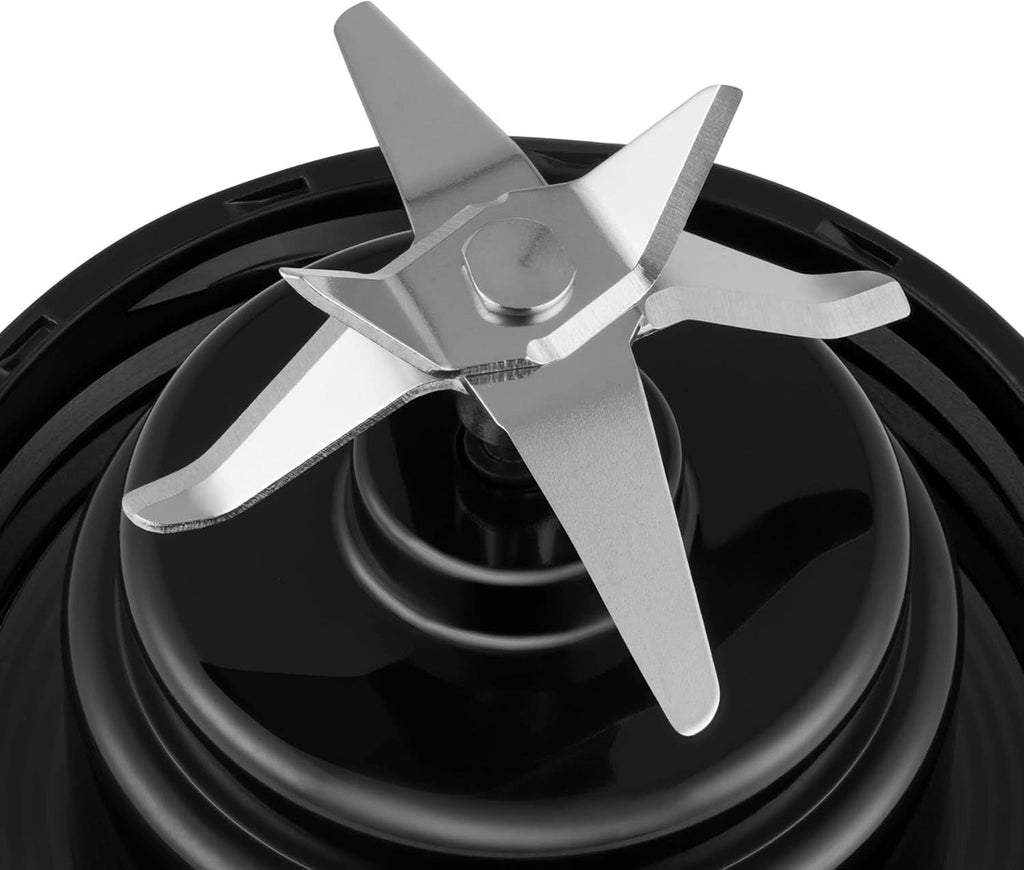 ZEEGMA Vitamine GO Tragbarer Mixer Für Cocktails Und Smoothies 300W, Personal Blender, Mini-Mixer 450Ml Mit 6 Klingen, 2 Geschwindigkeiten Akku 5000 Mah, 25 Anwendungen Pro Ladung Mama si Copilul Naty Shop