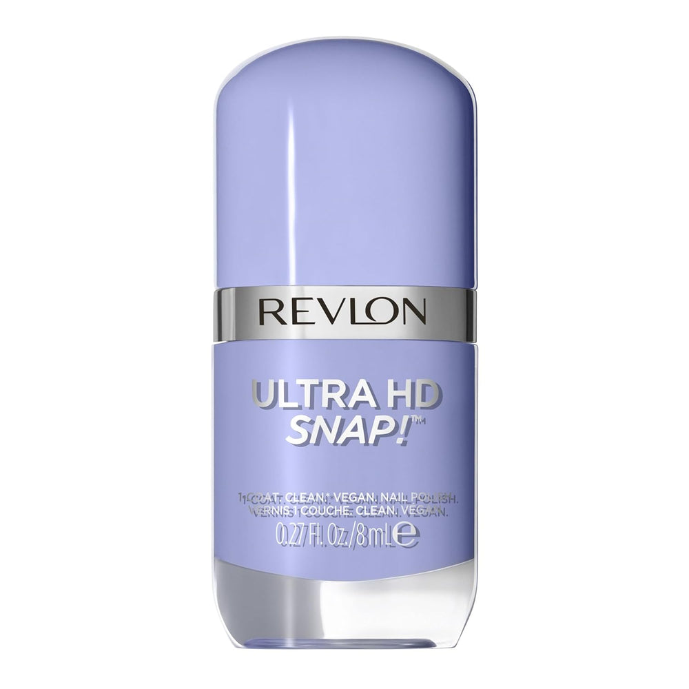 Revlon Ultra HD Snap Vernis à ongles longue durée Formule végétalienne Séchage rapide Une couche Couleur à couverture complète (8 ml) Hot Stuff (007) Unisexe