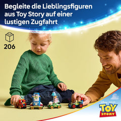 LEGO ǀ Disney and Pixar’s Partyzug und das Auto RC aus Toy Story - Mit Woody, Jessie, Porzellinchen und Buzz Lightyear Minifiguren – Kreatives Geschenk für Jungen & Mädchen ab 4 Jahren - 43264