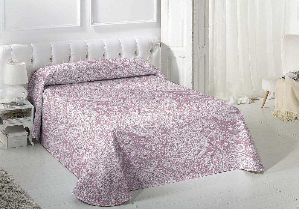 VIALMAN Couverture légère Sofia 29, Coton Polyester, Marron, Cama 135 : 230 X 270 Cm Lits et Couvertures Besuche den VIALMAN-Store Rose 180 X 190 Cm