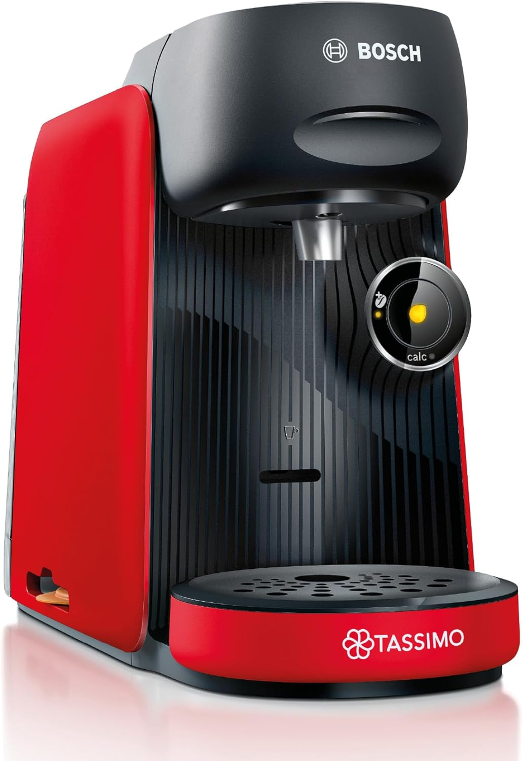 Machine à expresso à capsules Bosch Tassimo finesse TAS162E, 70 boissons, café plus intense sur simple pression d'un bouton, arrêt automatique, durable, dosage parfait, 1400 W, noir/noir