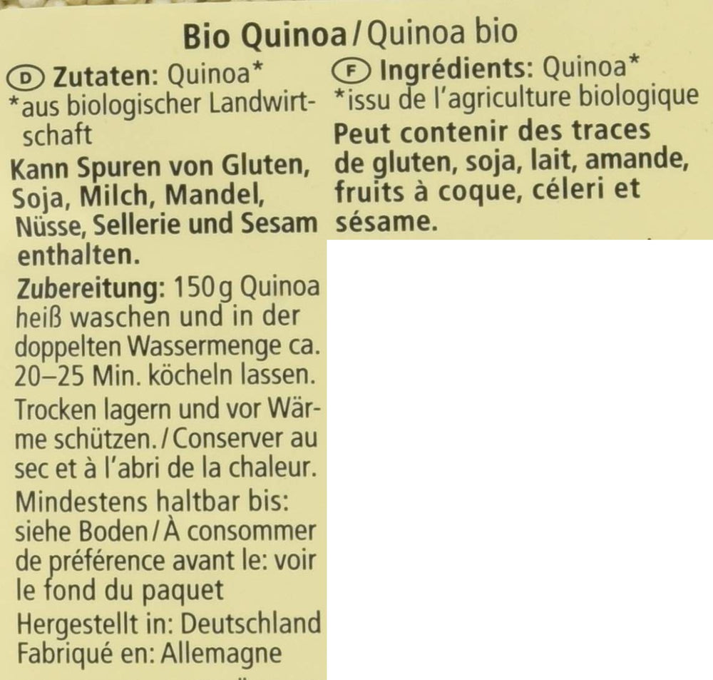 Quinoa bio, 500g