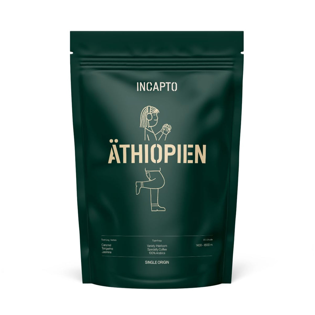 Boabe de cafea speciale Incapto | Origine unică Mexic | Espresso 100% Arabica | Cafea de specialitate 82 puncte SCA | Boabe de cafea prăjite tradițional | Plantație Chiapas, Ethichub Cafea Naty Shop 500 grame Etiopia