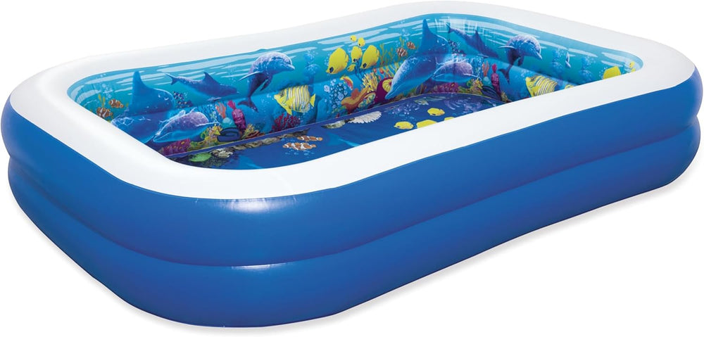 Bestway Piscine Familiale, Aventure 3D, 262 x 175 x 51 cm, 54177, Multicolore