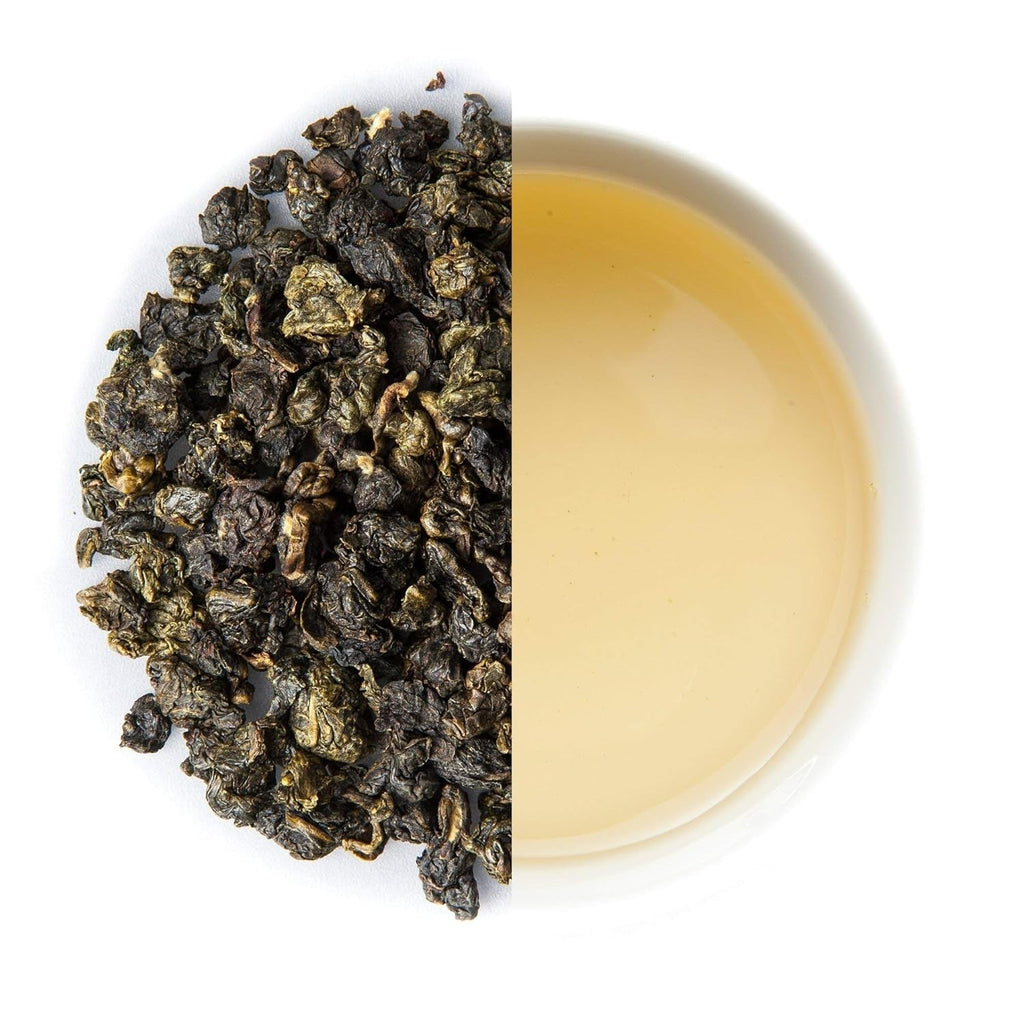 Ceai Dong Ding Oolong din Taiwan - Ceai Oolong direct de la fermierii din Taiwan - Aromă puternică de nuci și flori (100 grame)