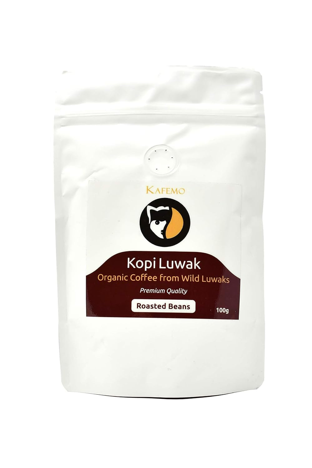 Kopi Luwak Premium (Café issu d'animaux sauvages) - Grains de café torréfiés - Le café le plus rare au monde -