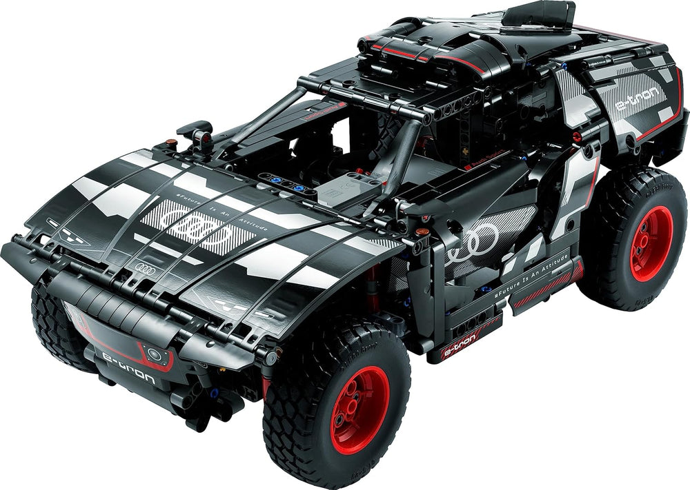 LEGO 42160 Technic Audi RS Q e-tron, véhicule de rallye automobile télécommandé, véhicule de rallye de rallye Dakar, pilote d'application RC avec Control+, conçu pour les jeunes, les filles et les fans à partir de 10 ans pour la construction