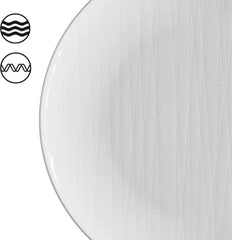 Rosenthal 11770-800001-28370 Set en maille, 16 pièces, composé de 4 assiettes (profondeur 21 cm, assiettes 21/27 cm), bols à céréales 14 cm, blanc