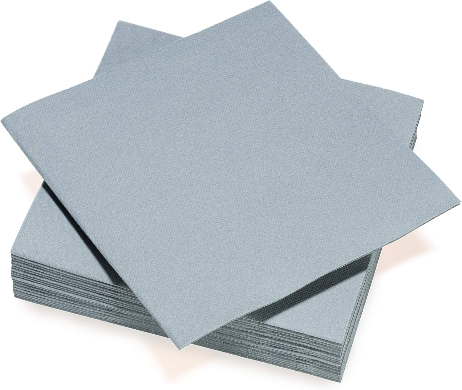 - Serviettes en papier Tex Touch - Noir - Serviettes certifiées Fsc® - Recyclables et Biodégradables - Lot de 40 grandes serviettes noires 38 X 38 Cm