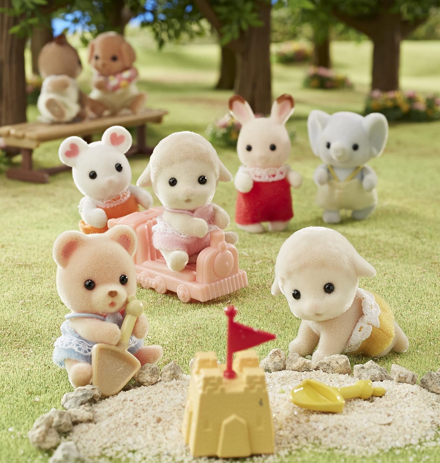 Sylvanian Families 5621 Schaf Zwillinge - Figurines pour maison de poupées