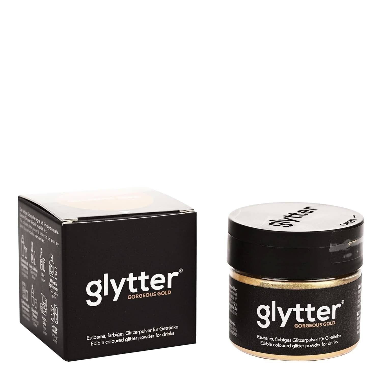 Glytter, Paillettes comestibles pour boissons et liquides, 10 grammes Glitter Naty Shop
