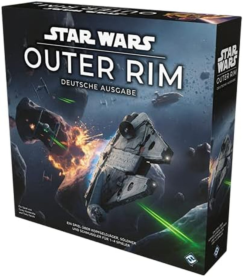 Fantasy Flight Games, Star Wars: Outer Rim, Expertenspiel, Brettspiel, 1-4 Spieler, Ab 14+ Jahren, 120+ Minuten, Deutsch