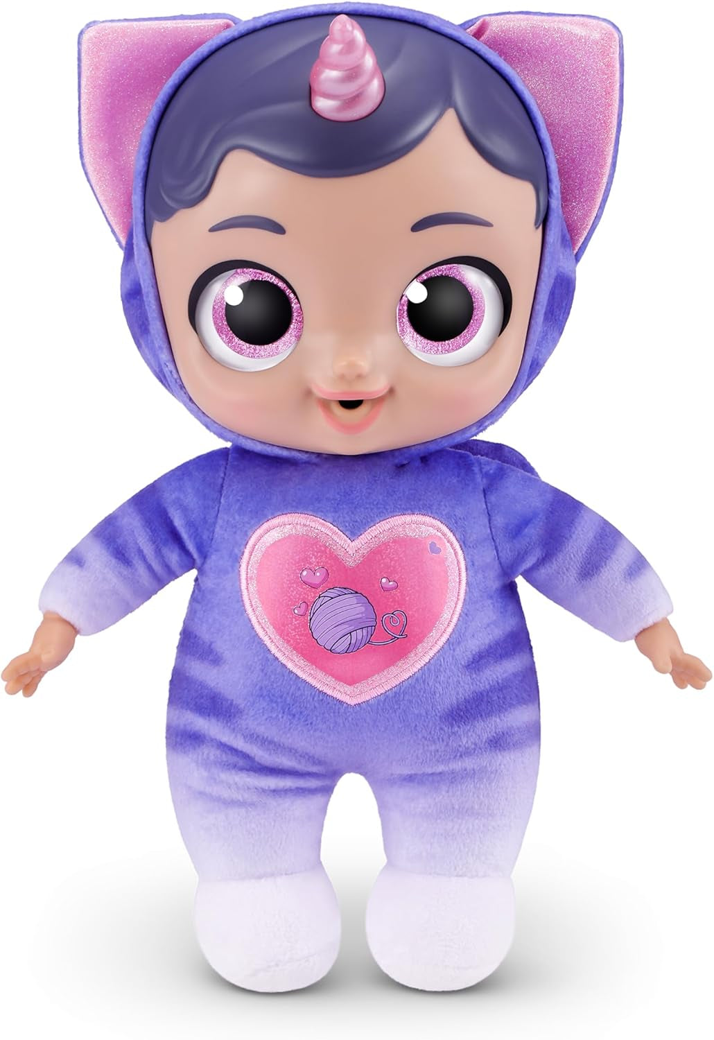 Babycorns Serie 1 de ZURU Magic Babypuppe Katze (Poppy) avec accessoires, jeu de déballage surprise pour enfants et filles