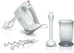 Bosch Hausgeräte MFQ3540 Handrührer, Grau, Weiß, 7,7 cm L X 20,1 cm L X 14,1 cm H Cuisine Naty Shop