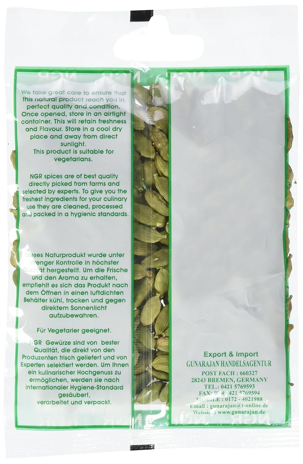 Cardamome, verte, entière, 50g (1 x 50g Packung)