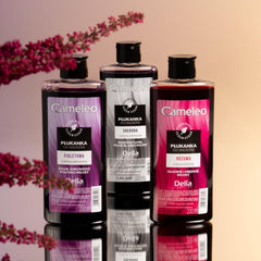 Cameleo - Tonic pentru păr roz cu apă de trandafiri, fără nuanță galbenă, culoare semipermanentă pentru păr - pentru păr blond și gri - culoare și îngrijire - fără parabeni | 200 ml Vopsea pentru par Naty Shop