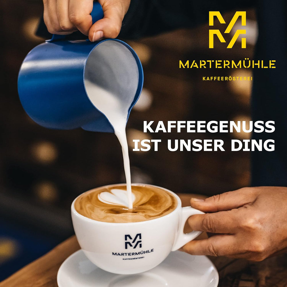 Martermühle Caffè Autostrada Espressobohnen 500g kräftig I Arabica/Robusta I Saveur : Nougat, Zartbitterschokolade I Ganze Espresso-Bohnen schonend geröstet, säurearm