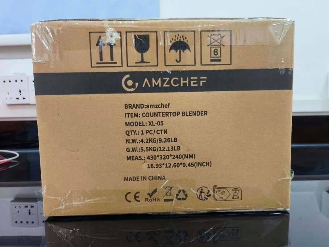 Blender AMZCHEF, 8 menus intelligents et 10 vitesses, écran tactile LCD Cuisine Naty Shop
