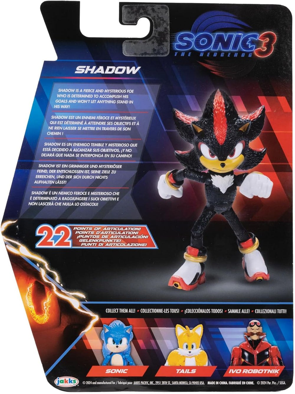 Sonic 3 Film 12,7 cm Figurines Shadow Figurines Naty Shop