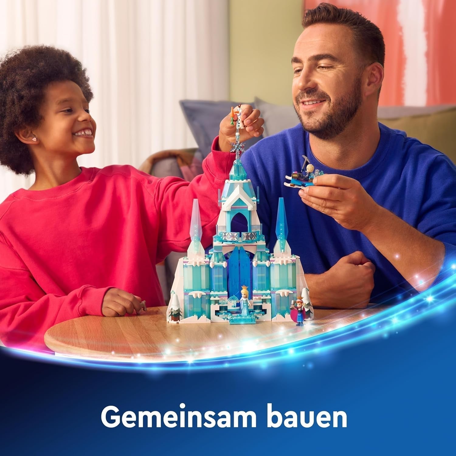 LEGO Ç€ Disney Frozen Le palais d'hiver d'Elsa, ensemble de construction et de jeu pour enfants avec palais modèle et figurines d'ELSA et Anna, cadeau pour filles, garçons et cinéphiles à partir de 6 ans 43244 Jeux de construction Besuche den LEGO-Store