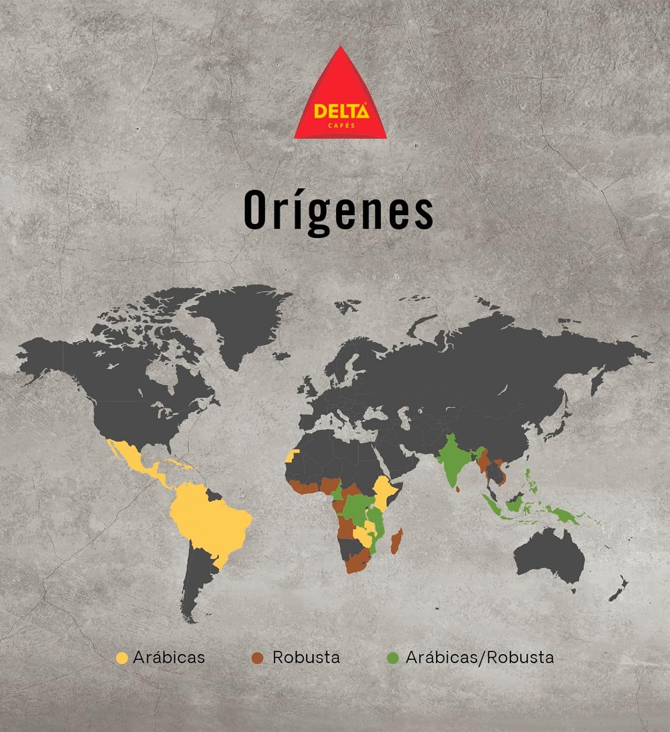 Delta Cafés - Café en Bois Diamant - 2 Packungen à 1 kg - Intensité 8 - Mélange de café en bois et de Robusta Arabica - Sehraromaticisch mit Noten von gerösteten Nüssen