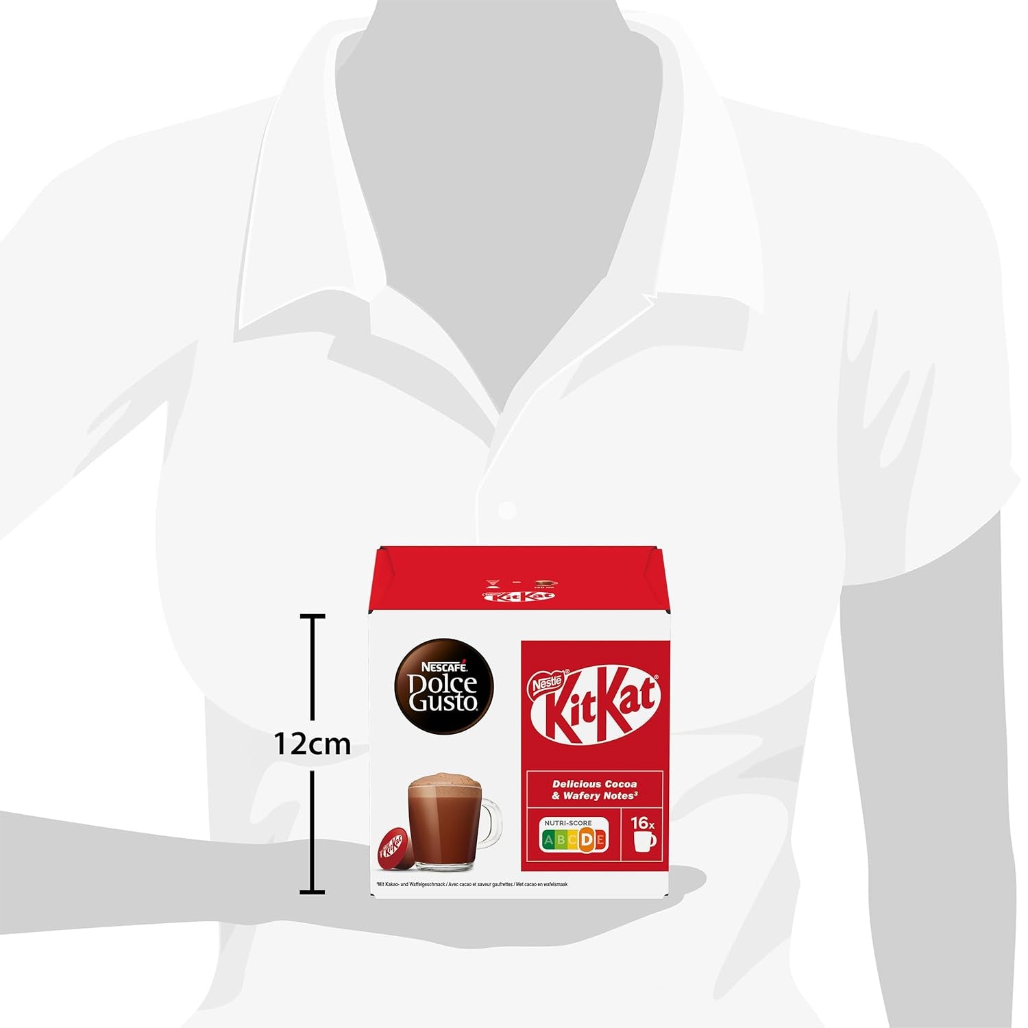 NESCAFÉ DOLCE GUSTO Kitkat Kaffeekapseln 3er Pack (3 x 16 Kapseln)