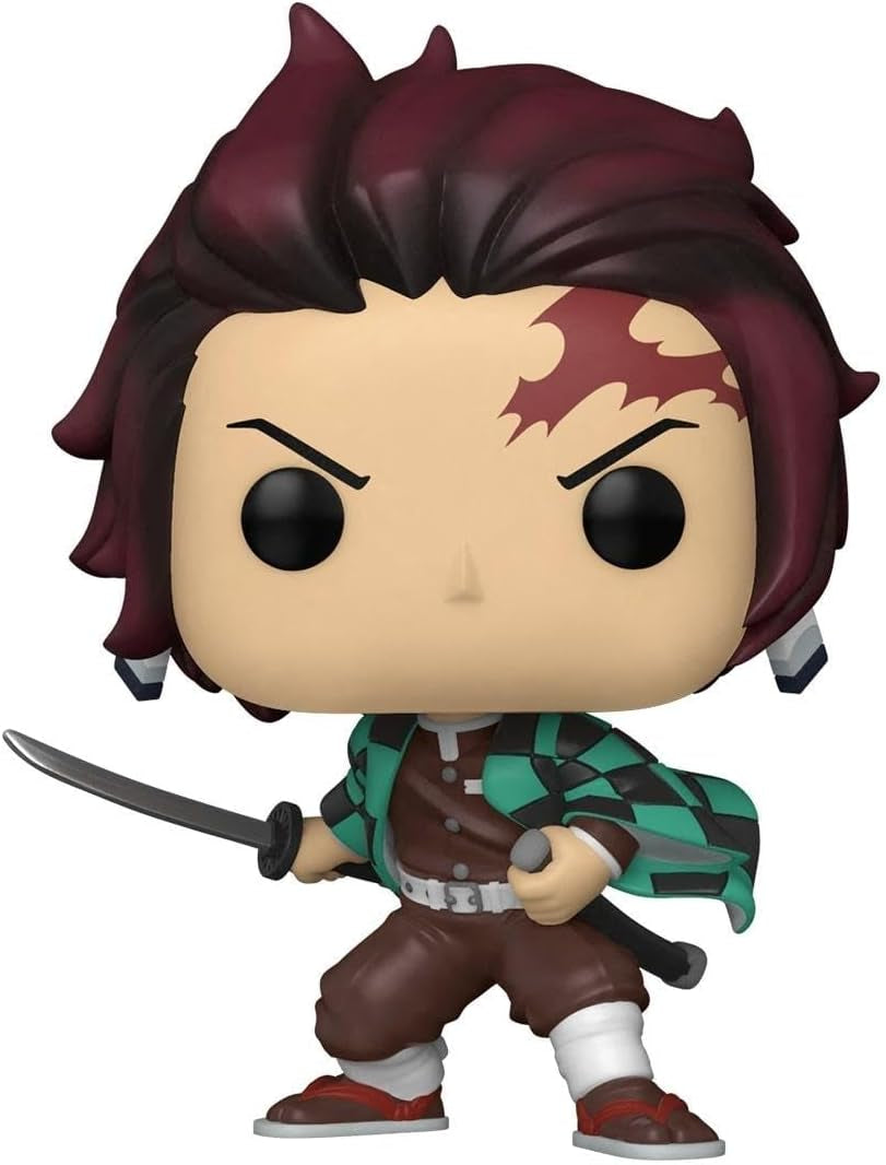 Funko Pop! Animation : Demon Slayer - Tanjiro Kamado - Figurine de collection en vinyle - Idée cadeau - Marchandise officielle - Jouets pour enfants et adultes - Fans d'anime - Figurines d'action de collection Modèle Figure Naty Shop