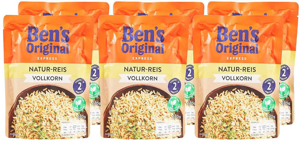 BEN'S ORIGINAL™ riz express naturel 6 x 220g