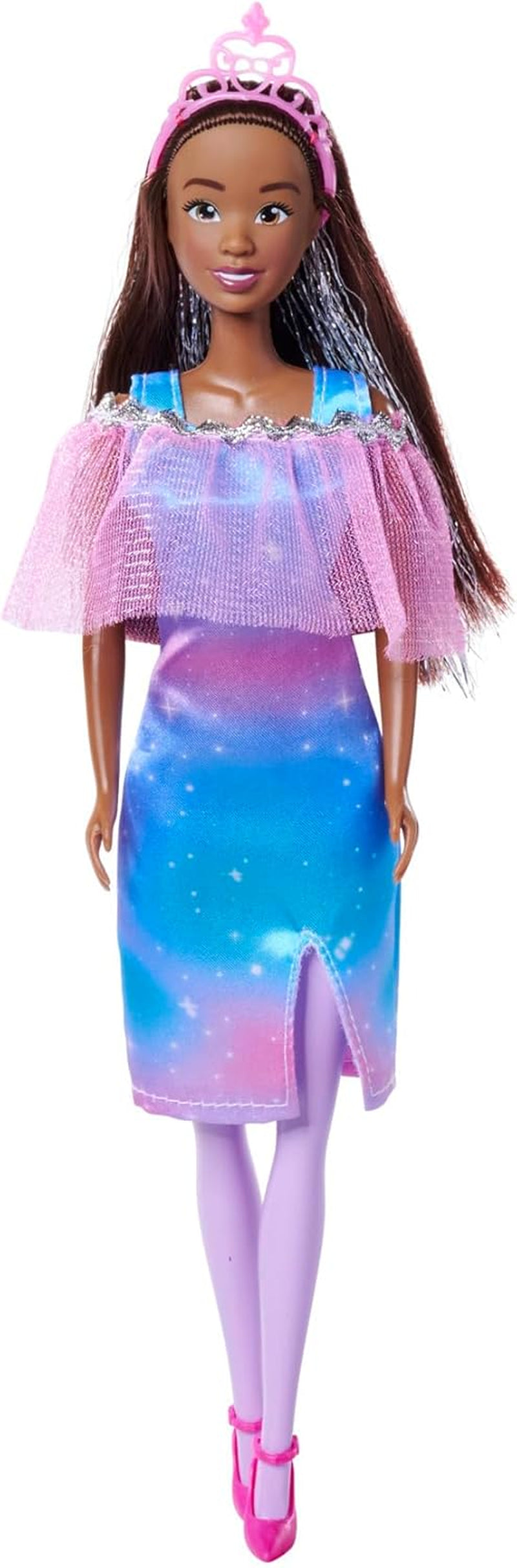 Simba Steffi Love Fantasy Princess, 4 couleurs assorties, un seul article expédié, poupée princesse avec cape et rayures pailletées, 29 cm, à partir de 3 ans