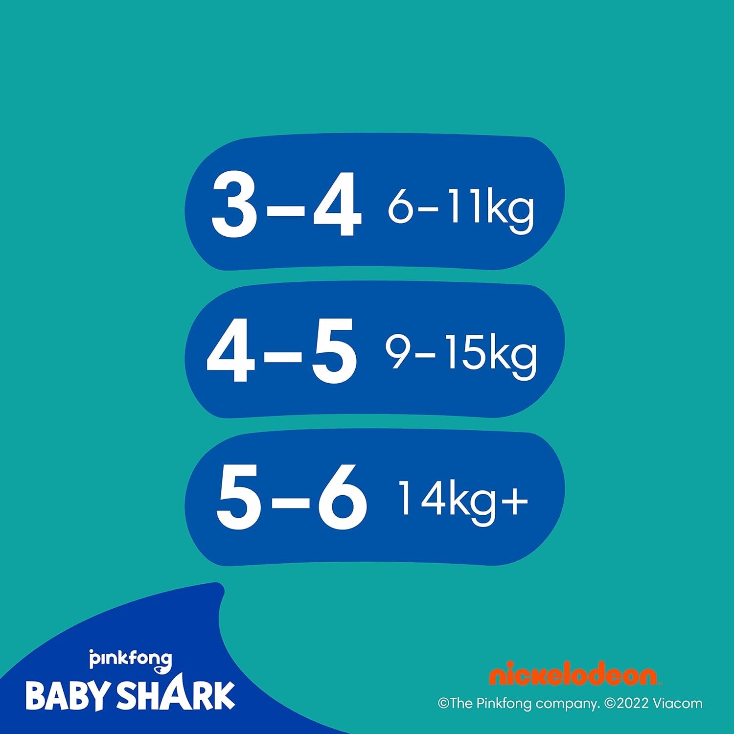 Couches de bain jetables Pampers Splashers Baby Shark édition limitée 4-5, 11, 9 kg-15 kg, pour une protection sûre dans l'eau