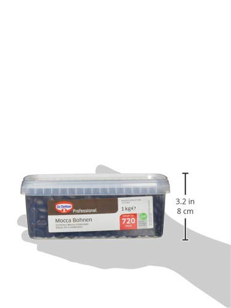 Dr. Oetker Professional Moka noir en grains de moka, 1 paquet (1 x 1 kg)