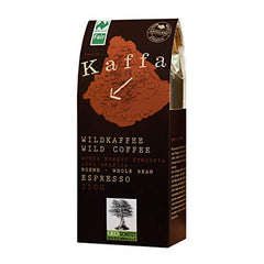 Cafea organică Kaffa Wild Coffee, Espresso, boabe întregi, pachet de 10