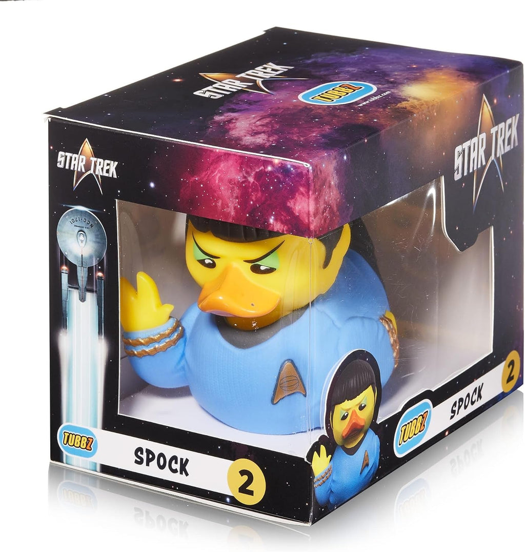 TUBBZ Boxed Edition Spock figurină de colecție cu rață de cauciuc din vinil - Marfă oficială Star Trek - TV, filme și jocuri video Action figures Naty Shop