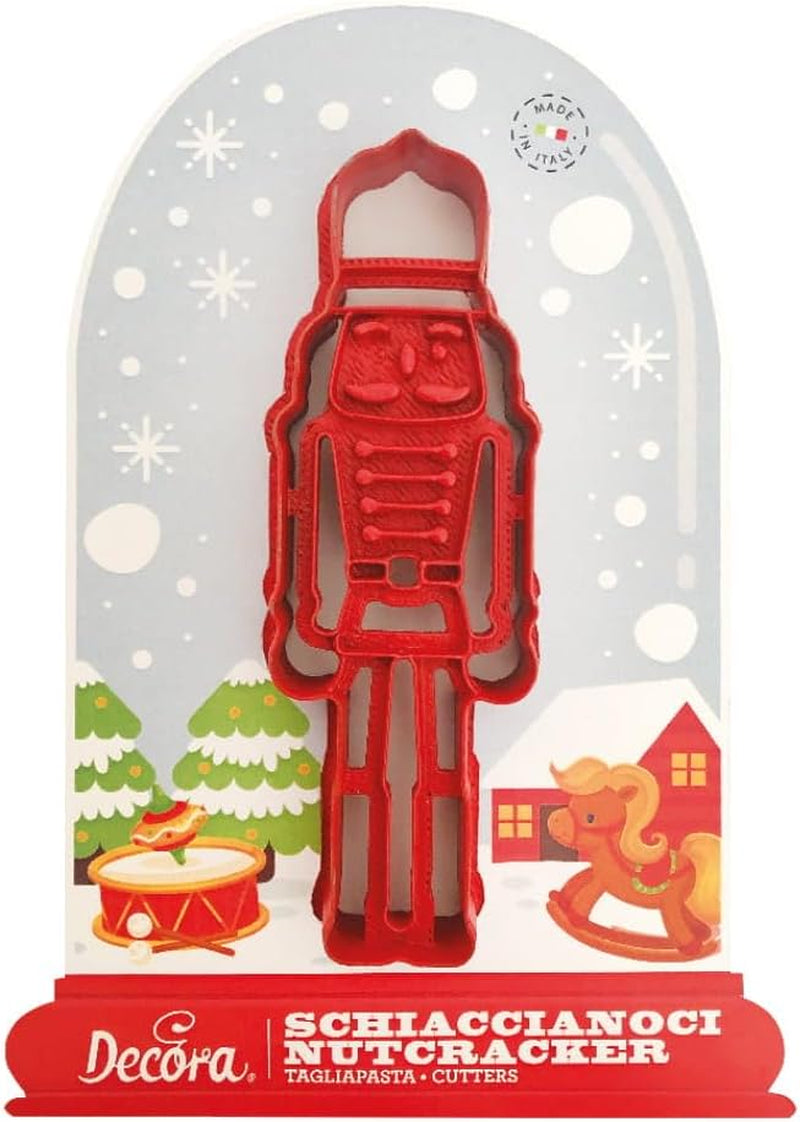 0255045 Boîte à biscuits en plastique, type casse-noix, rouge