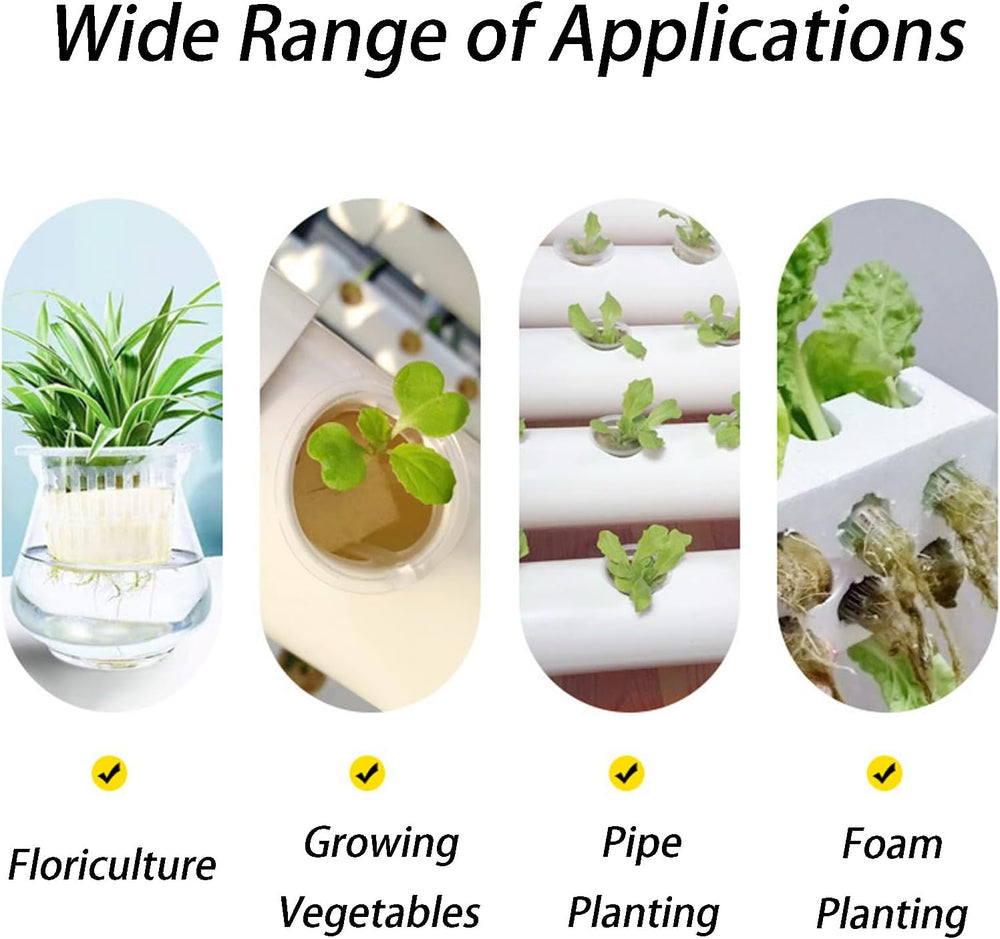 50 pièces 32*30mm éponges hydroponiques propagation de la laine de roche système hydroponique bloc d'éponge de propagation éponges de semis système hydroponique de serre pour la culture de semis de légumes et de fleurs