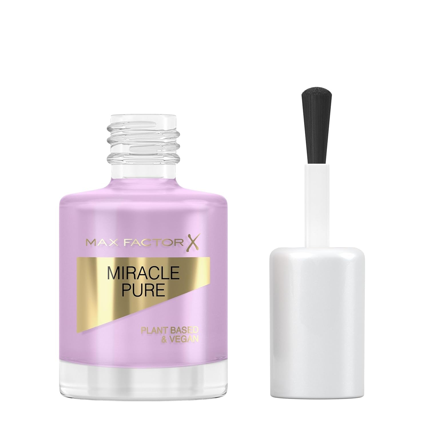 Max Factor Miracle Pure Nail Vernis à ongles ultra brillant et intensément coloré avec la brillance des cristaux cicatrisants et des ingrédients nourrissants, couleur 430 Bold Jasper