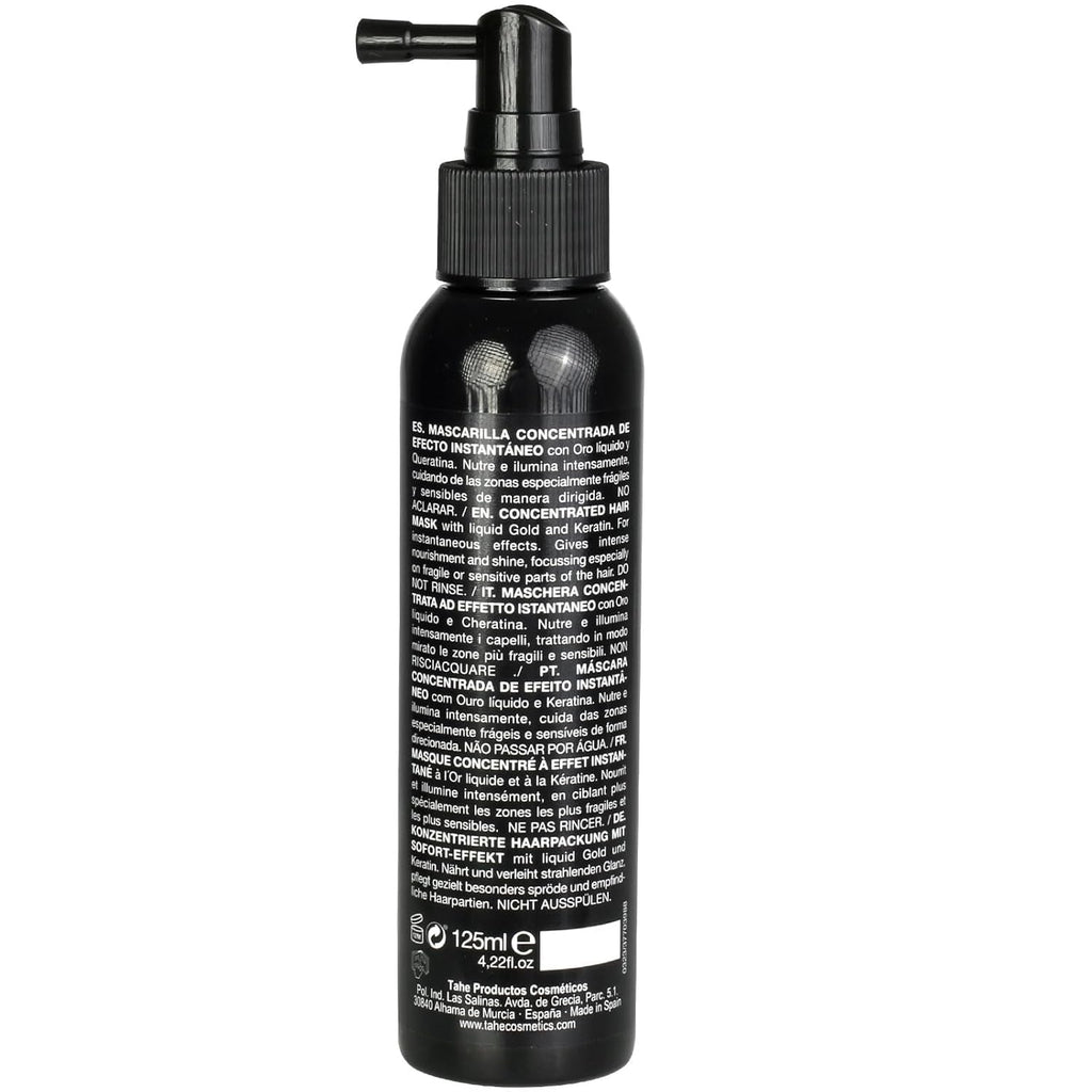 Keratin Gold Mask Mască de păr concentrată instant cu aur lichid și keratină,125 ml Masca de par Naty Shop