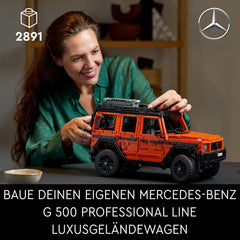 LEGO Technic Mercedes-Benz G 500 Professional Line, Bauset mit Auto-Modell der G-Klasse, Geschenk für Erwachsene, Luxusgeländewagen Set, Mercedes-Sammlerstück, Spielzeug-Auto 42177