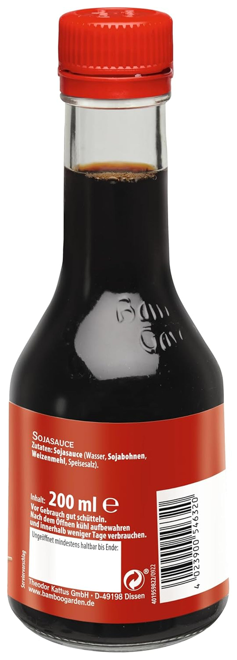 Bamboo Garden - Sauce soja chinoise , Sauce pour viandes, Geflügel, Gemüse und vieles more , 1 x 200 ml (Verpackungsdesign kann abweichen)